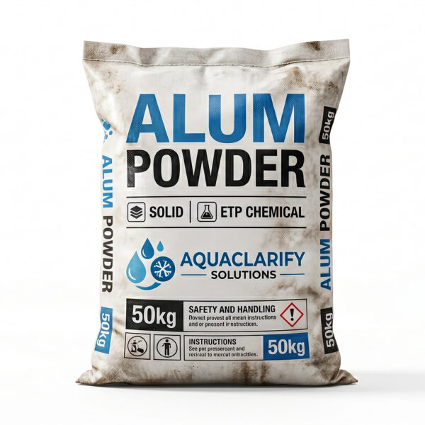 Alum Powder - Solid - ETP Chemical - 50kg (36 per kg)