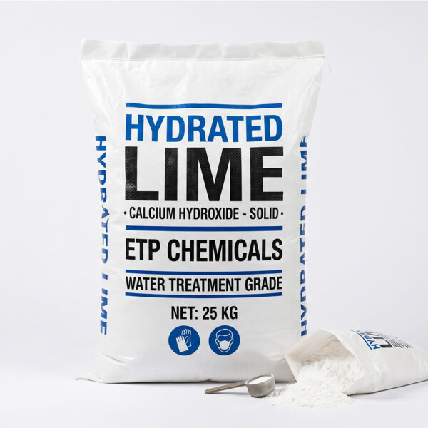 Hydrated Lime - Solid - ETP Chemical - 20&40kg (18 per kg)