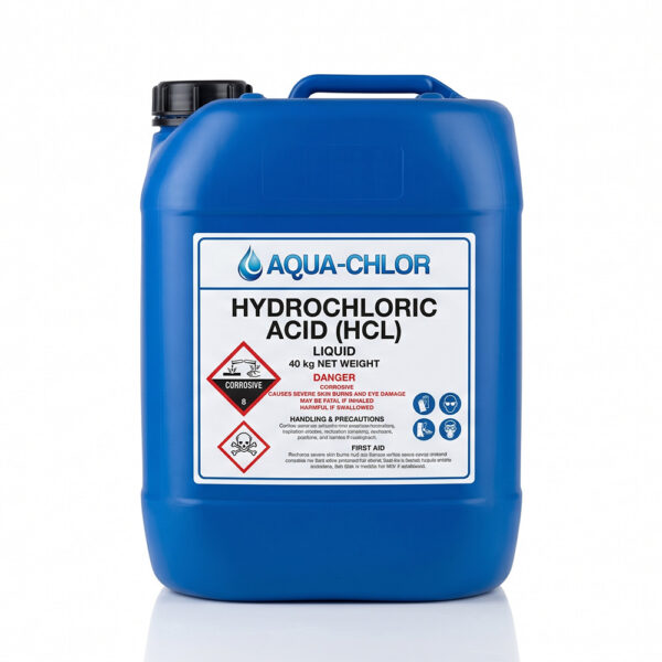 Hydrochloric Acid - Liquid - ETP/RO Chemical - 40kg (15 per kg)