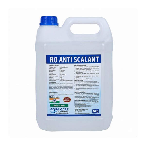 RO Anti Scalant - Liquid - RO Chemical - 5kg (Rs. 285 per kg)