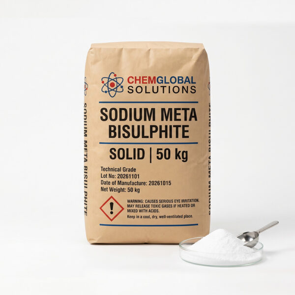 Sodium Meta Bisulphite - Solid - ETP Chemical - 50kg (Rs. 121 per kg)